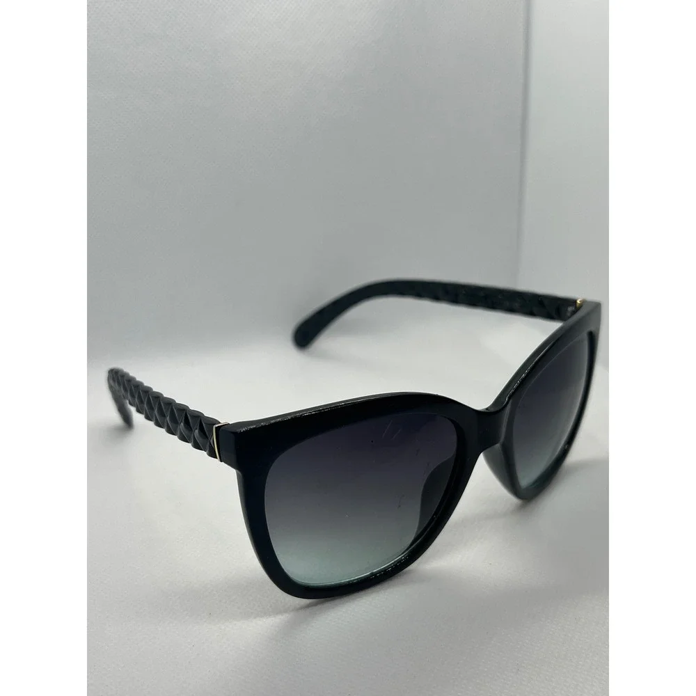 Tahari Black Sunglasses Cat Eye Designer Fashion Shades‎